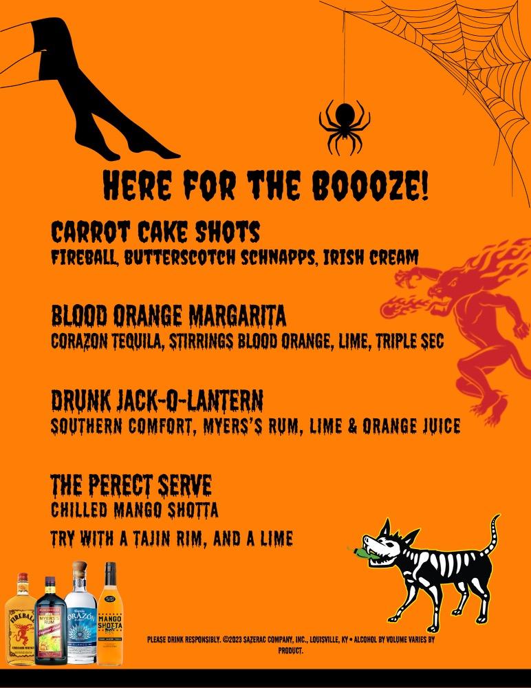 The Kon Tiki Menu