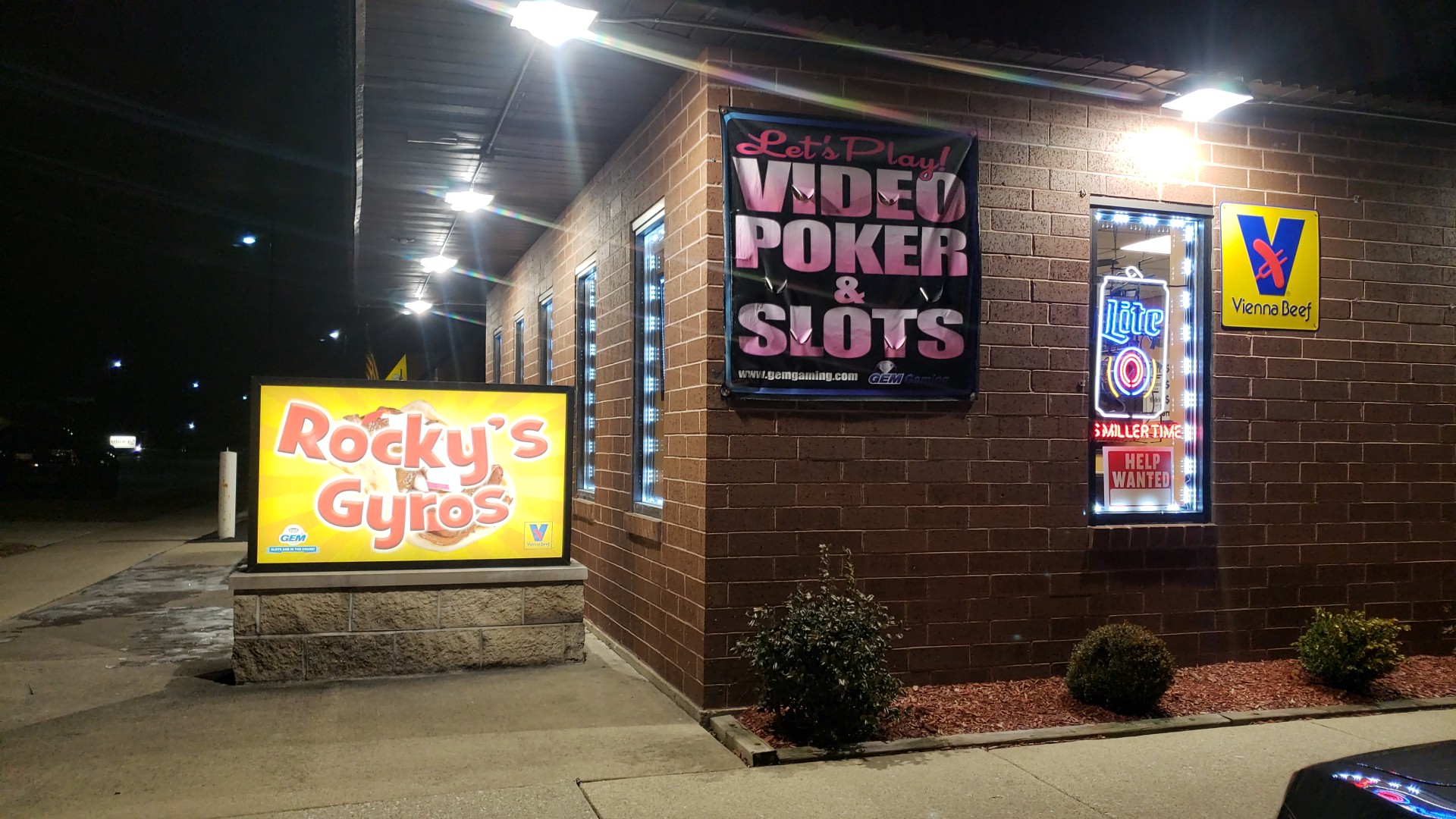 Rocky's Gyros with Slots and Video Poker