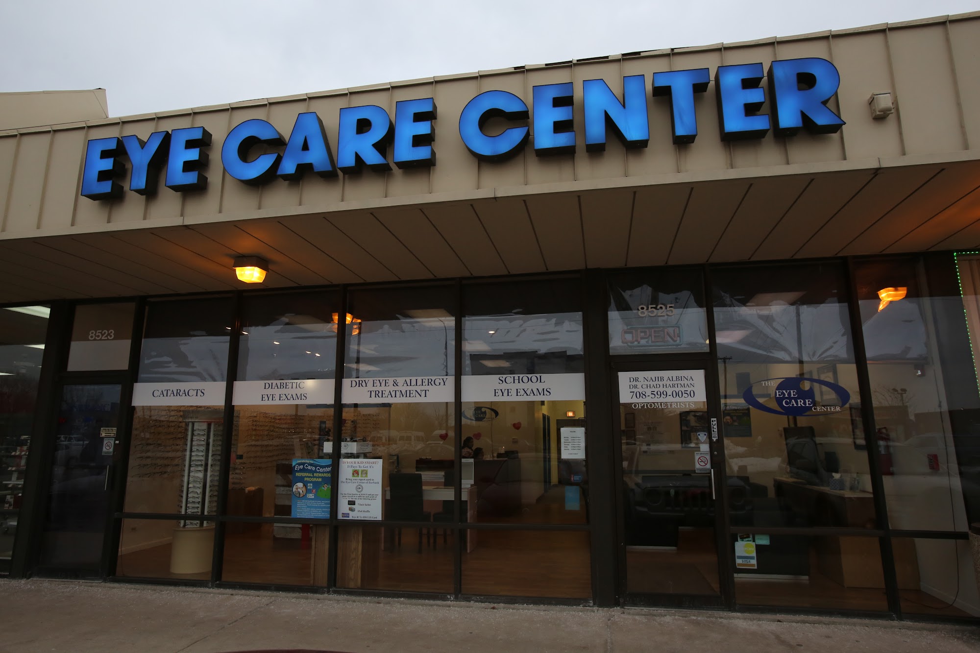 Eye Care Center Limited 8525 S Harlem Ave, Burbank Illinois 60459