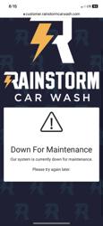 Rainstorm Car Wash