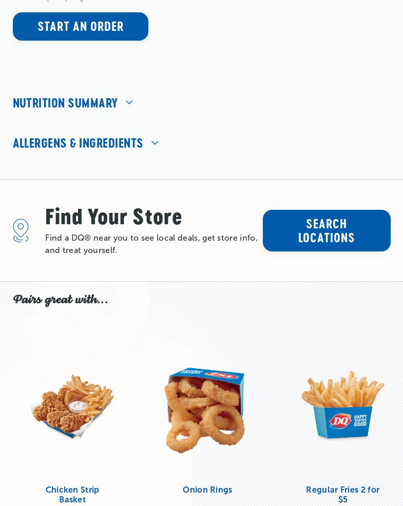 Dairy Queen Grill & Chill Menu