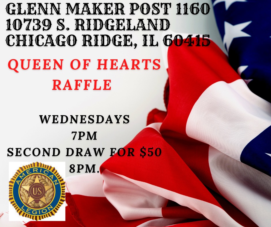 Glenn Maker Post 1160 AM Lgn 10739 Ridgeland Ave, Chicago Ridge Illinois 60415