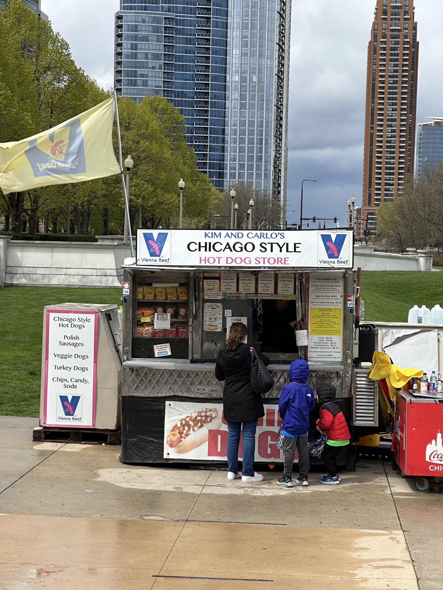 Kim and Carlo's Hotdog Cart