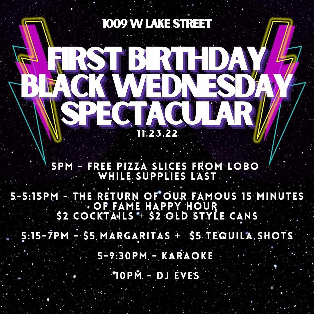 Nights & Weekends Menu