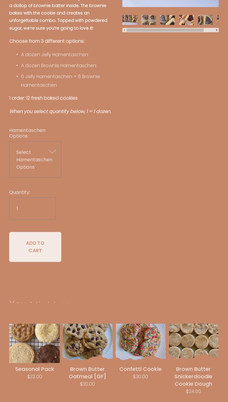 With Love Baked Goods Menu