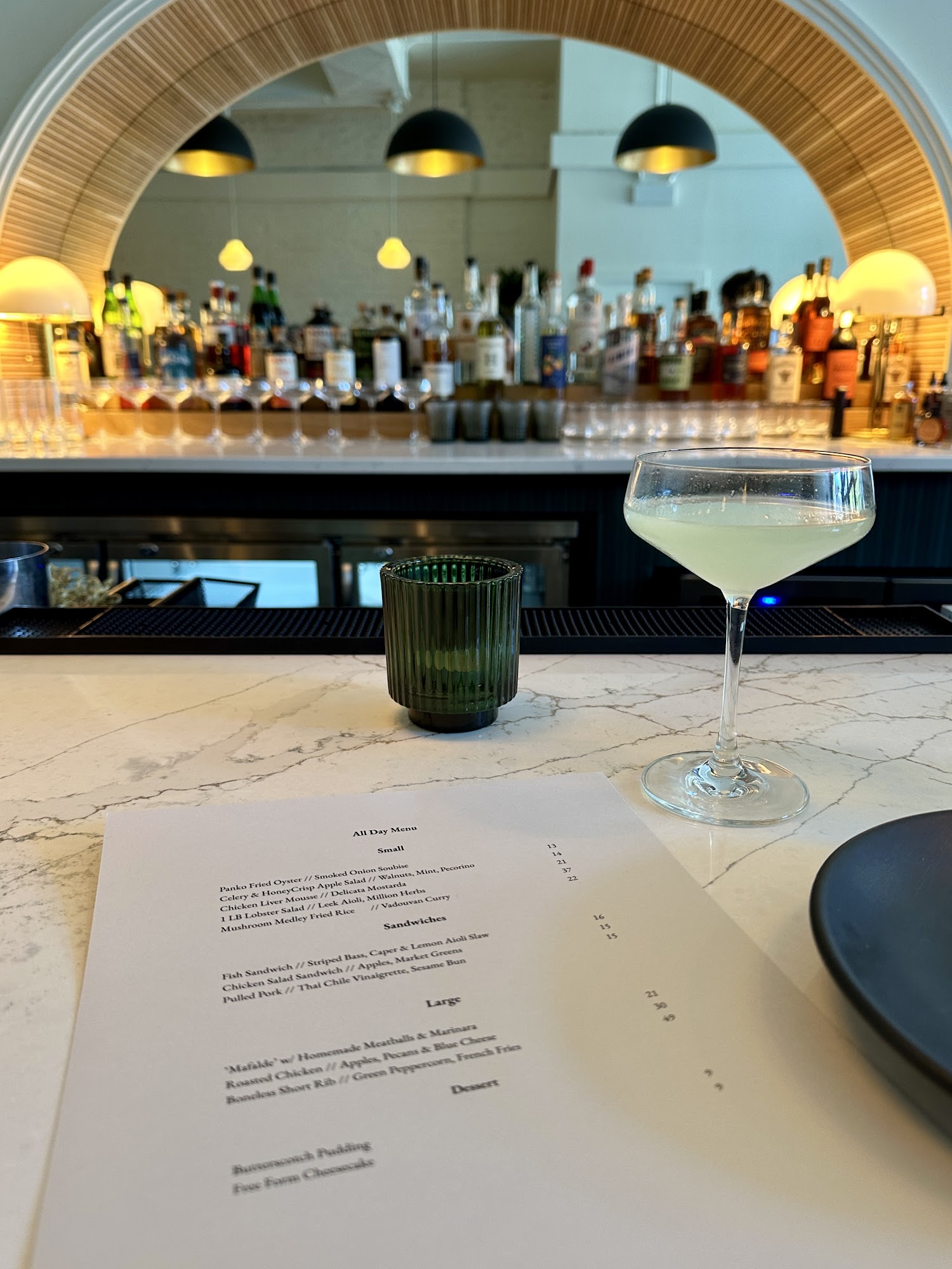 John's Food and Wine Menu