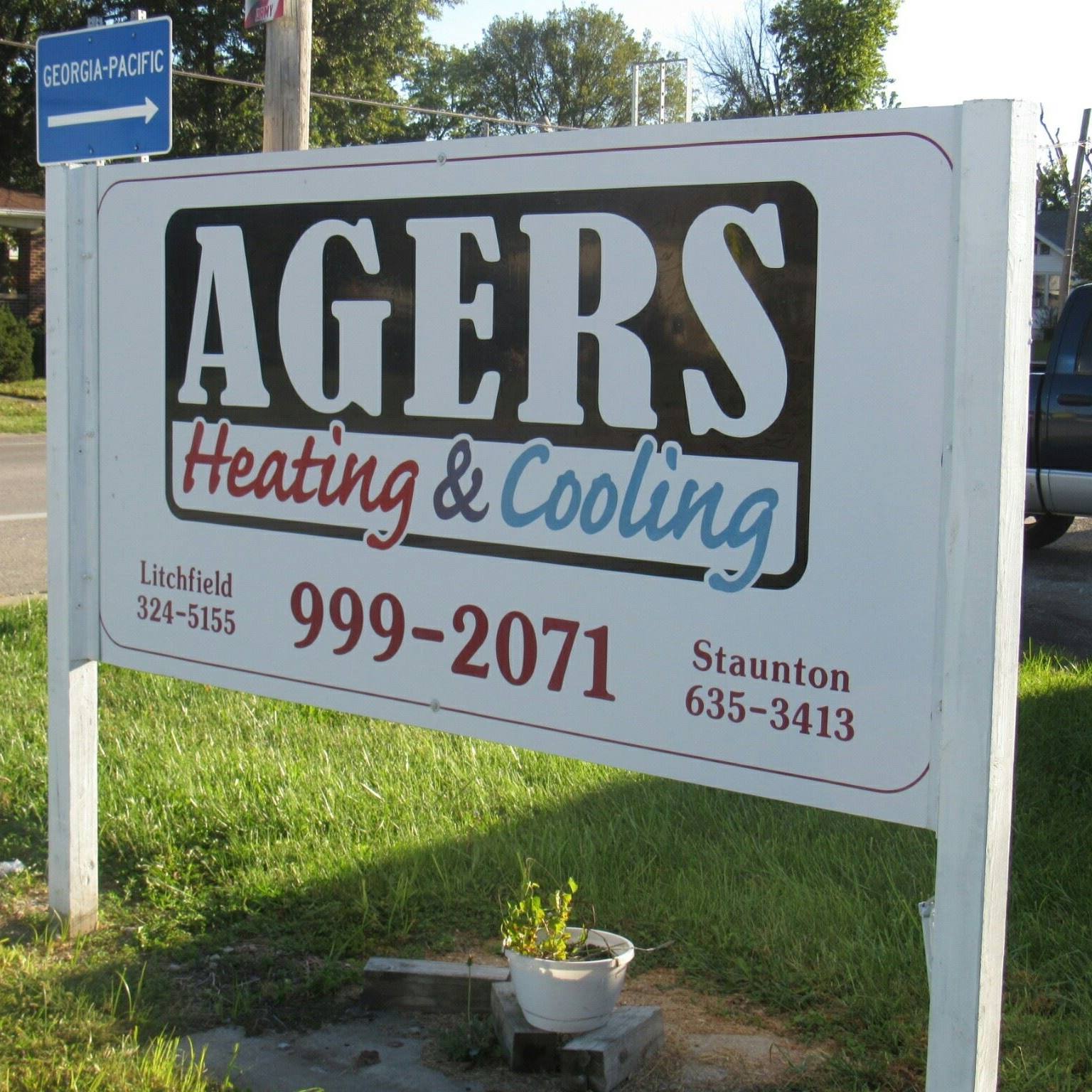 Agers Heating, Cooling & Electrical 505 S Main St, Hillsboro Illinois 62049