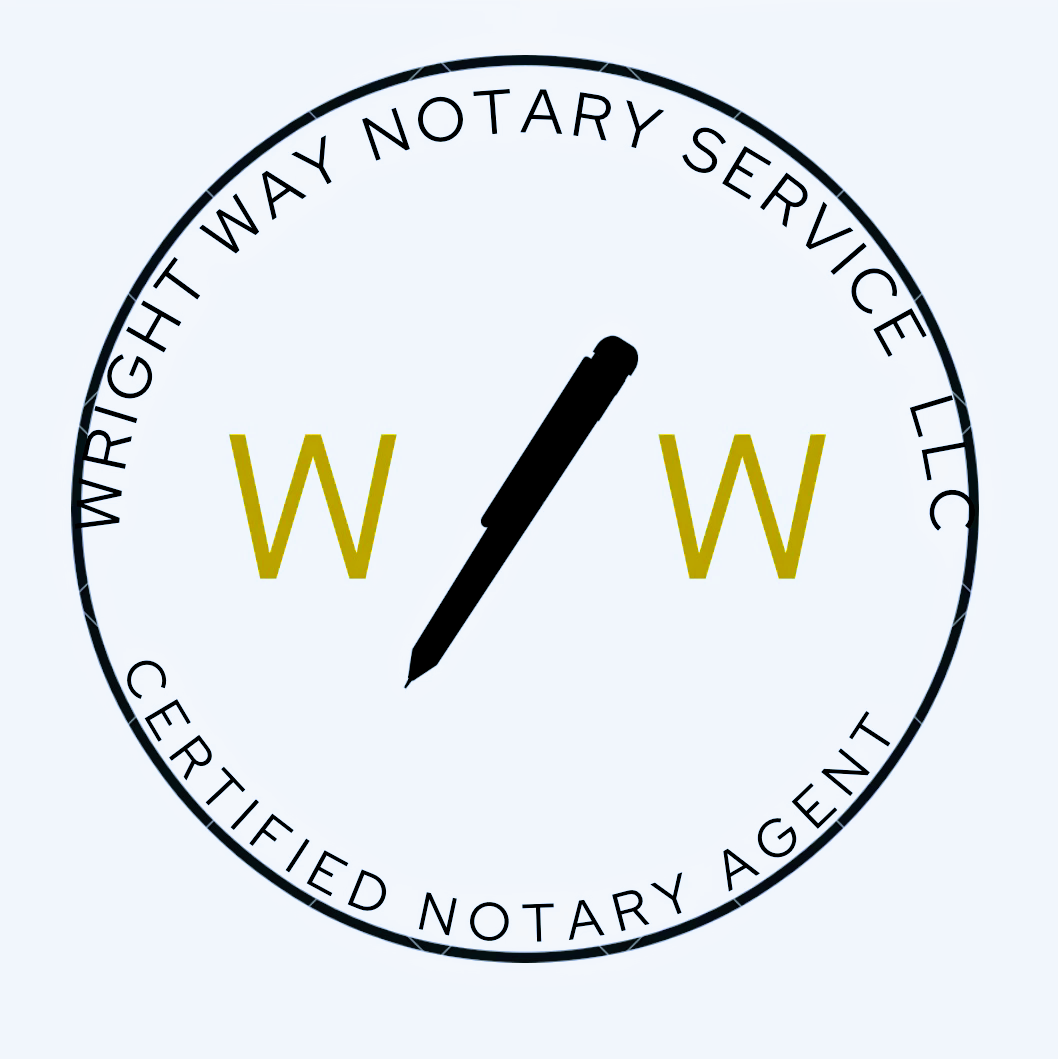 Wright-Way Notary Service L.L.C. 2467 Prairie Crossing Dr, Montgomery Illinois 60538