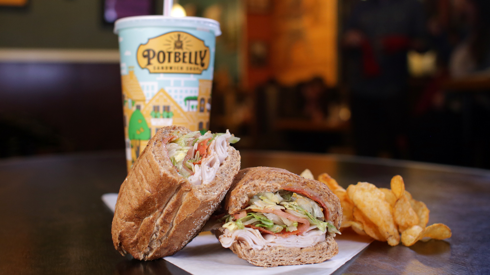 Potbelly Sandwich shop in Northbrook