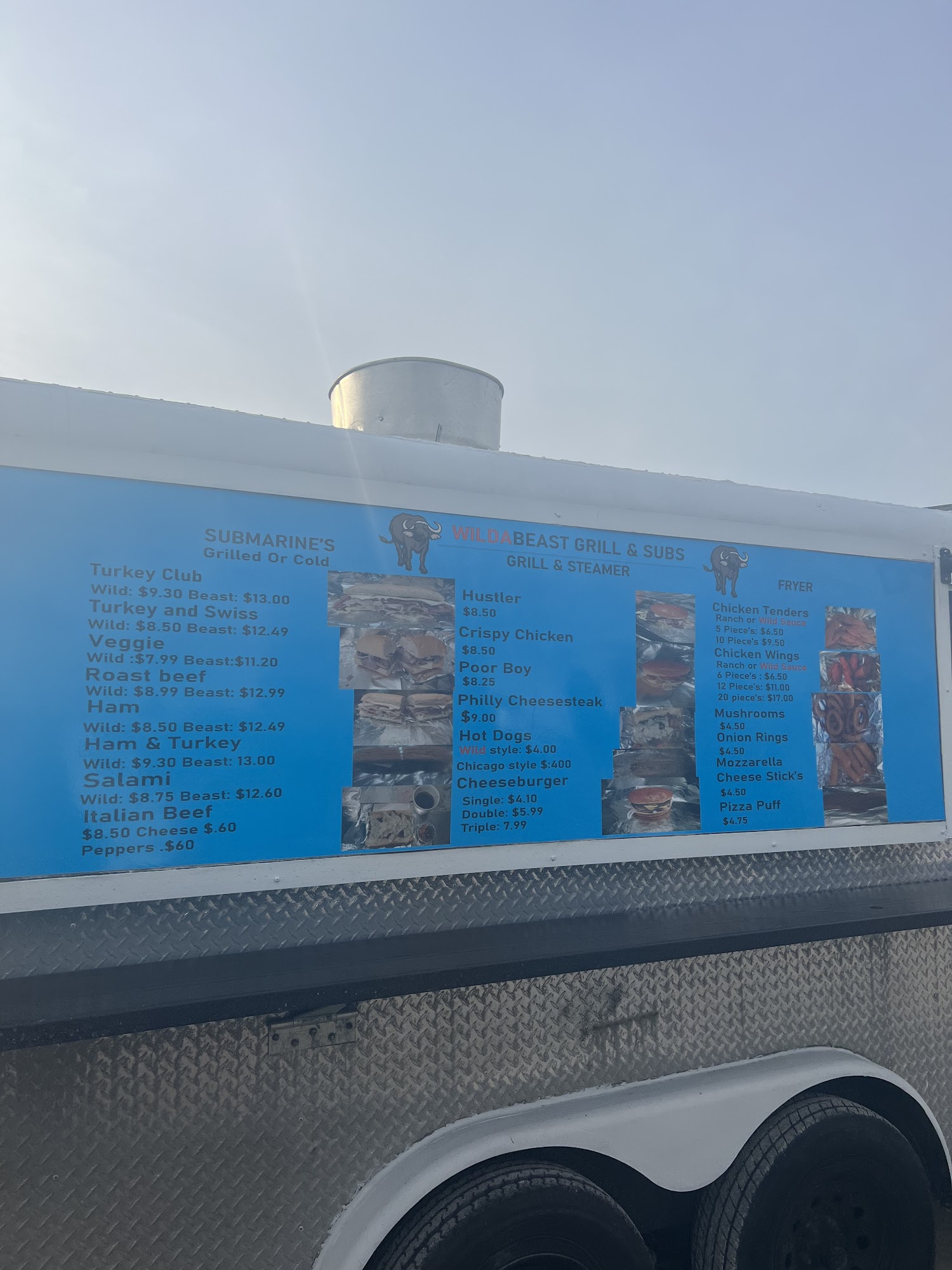 WildaBeast Grill & Subs Menu