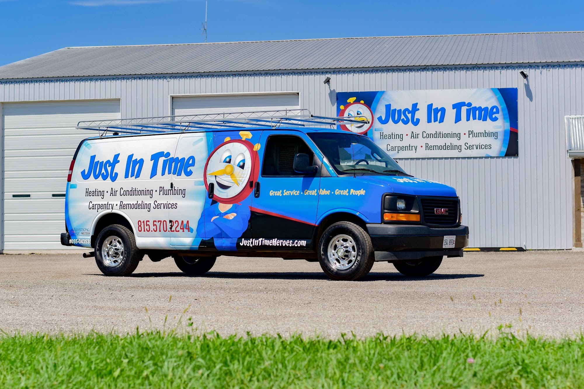 Just In Time Heating, Air Conditioning & Plumbing Services 485 Duvick Ave, Sandwich Illinois 60548