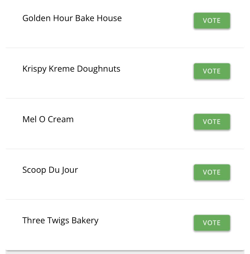 Mel-O-Cream Donuts Menu