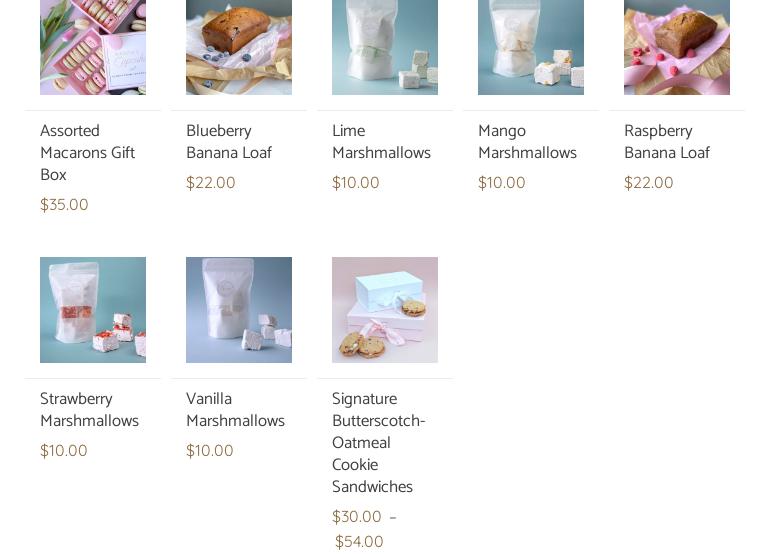 Nadiya's Cupcakes Menu