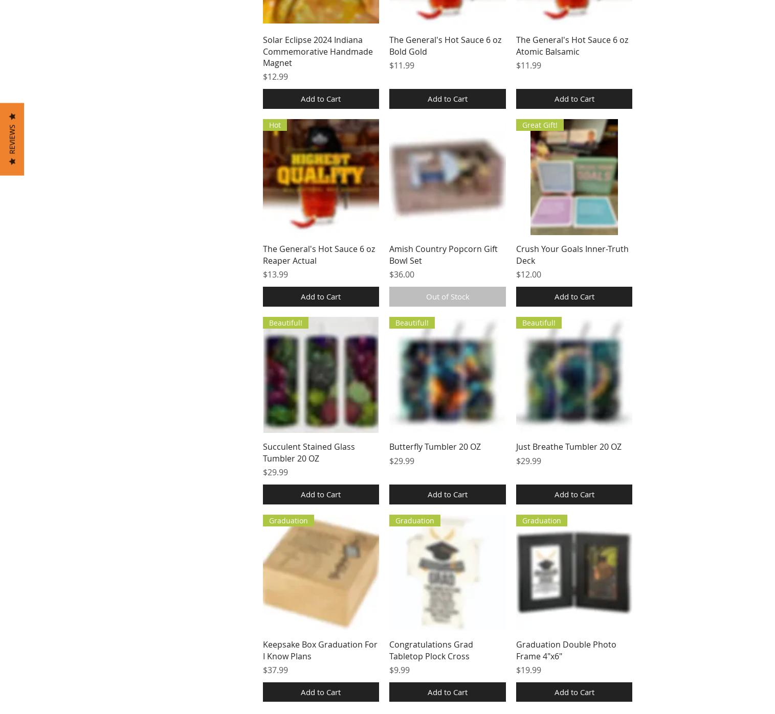 Persimmon Tree Foods & Gifts Menu