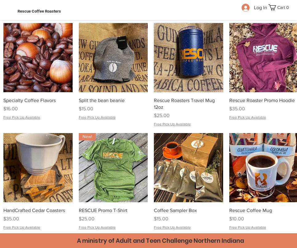 Rescue Coffee Roasters Menu