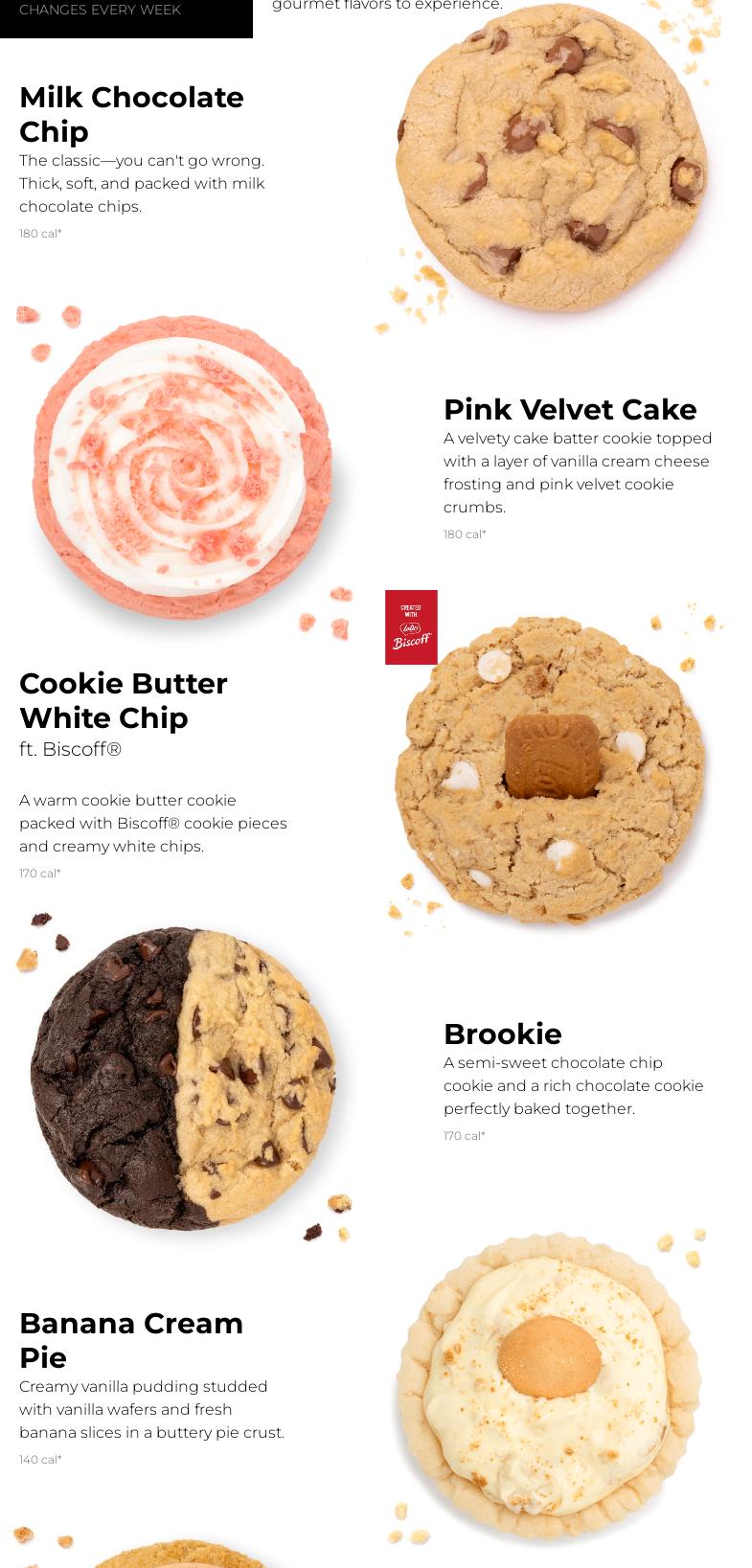 Crumbl - Lafayette Menu