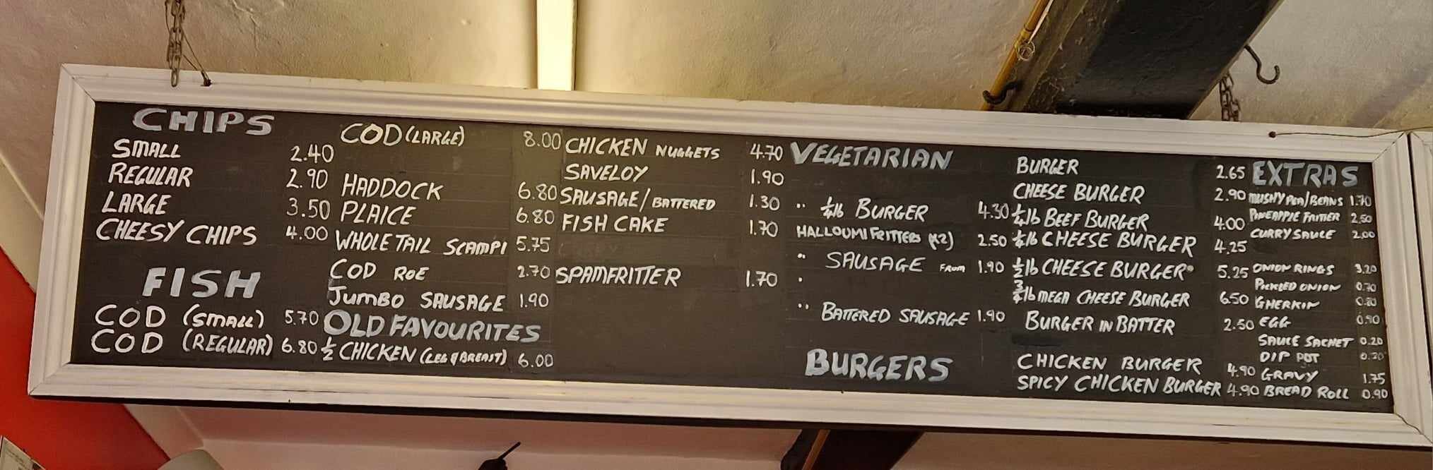 Brothers Of Brading Menu
