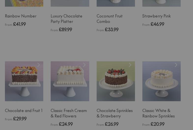 Cake Box Folkestone Menu