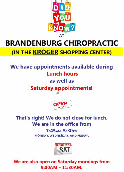 Brandenburg Chiropractic 502 Bypass Rd, Brandenburg Kentucky 40108
