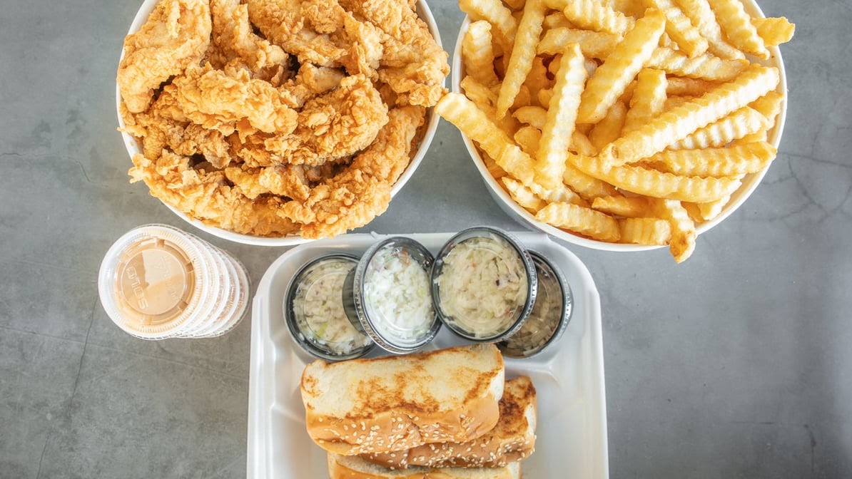 Guthrie's Golden Fried Chicken Fingers And Signature Sauce