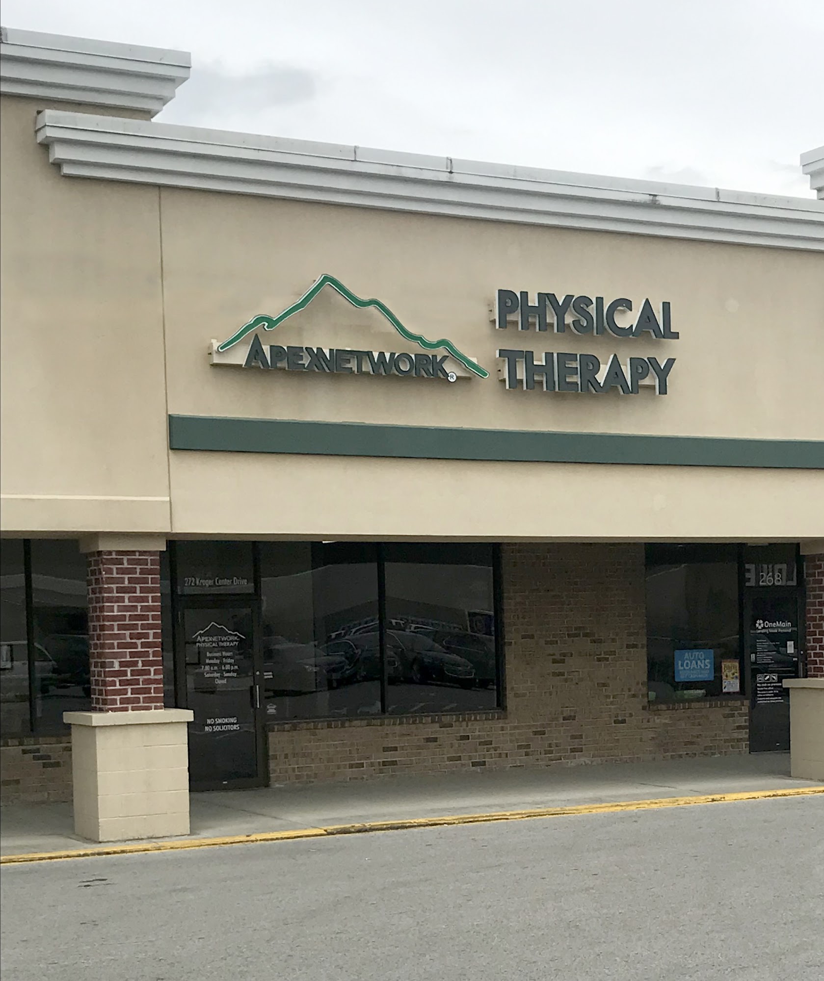 ApexNetwork Physical Therapy 272 Kroger Center Dr, Morehead Kentucky 40351