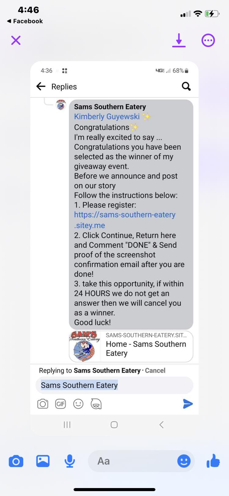 Photo credit: facebook