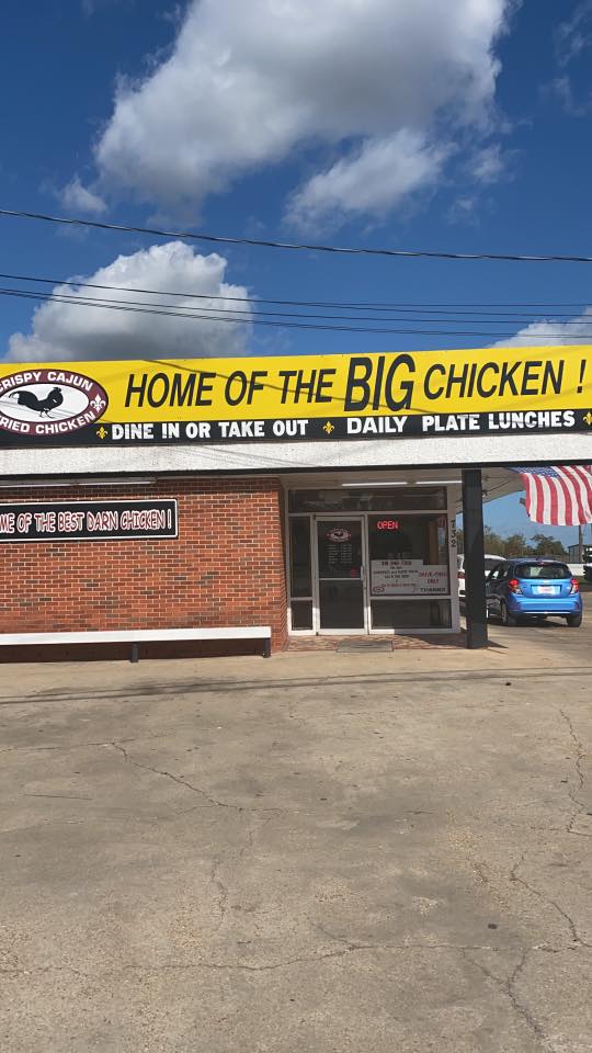 Crispy Cajun fried chicken