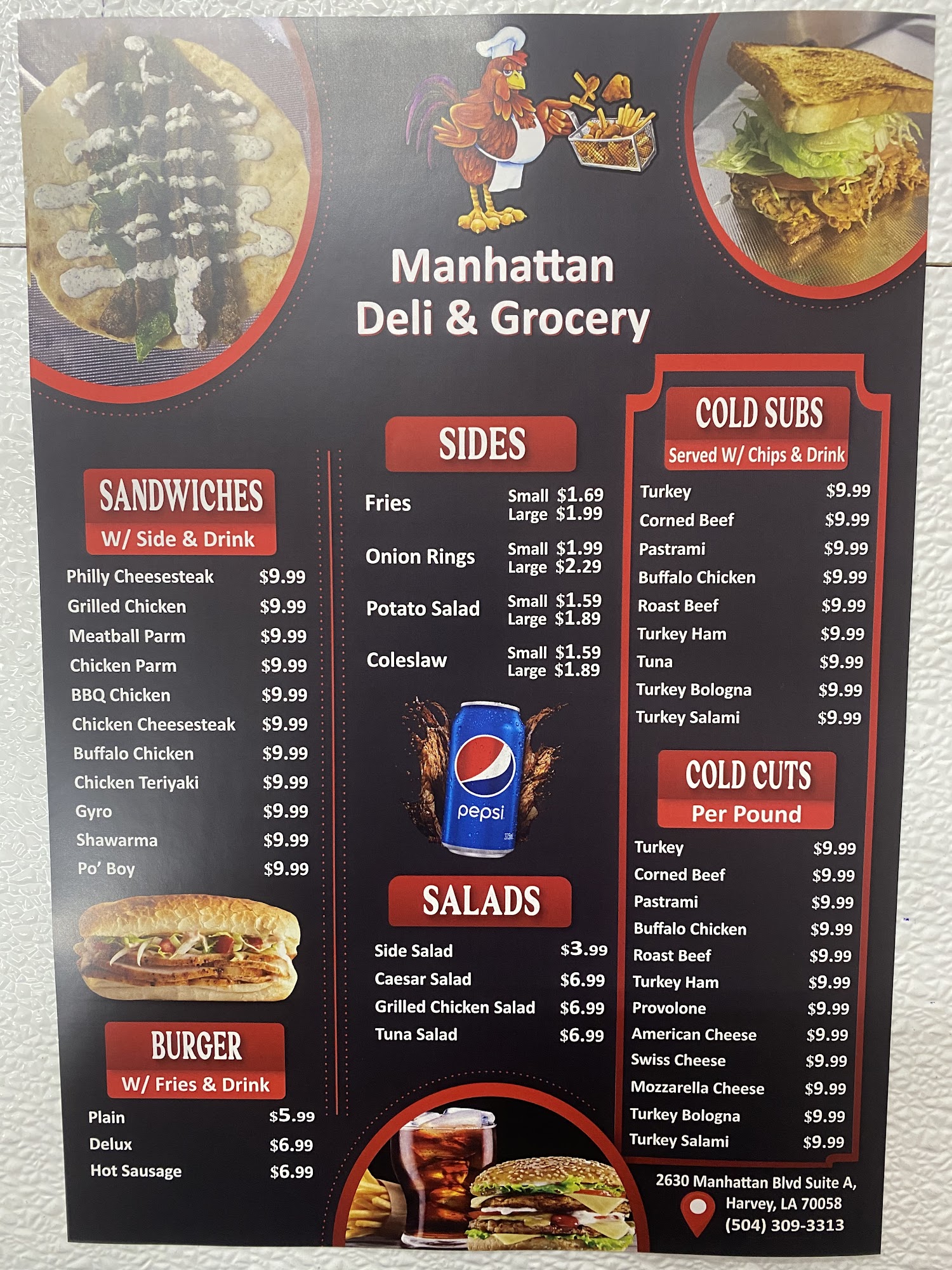 Manhattan Deli & Grocery Menu