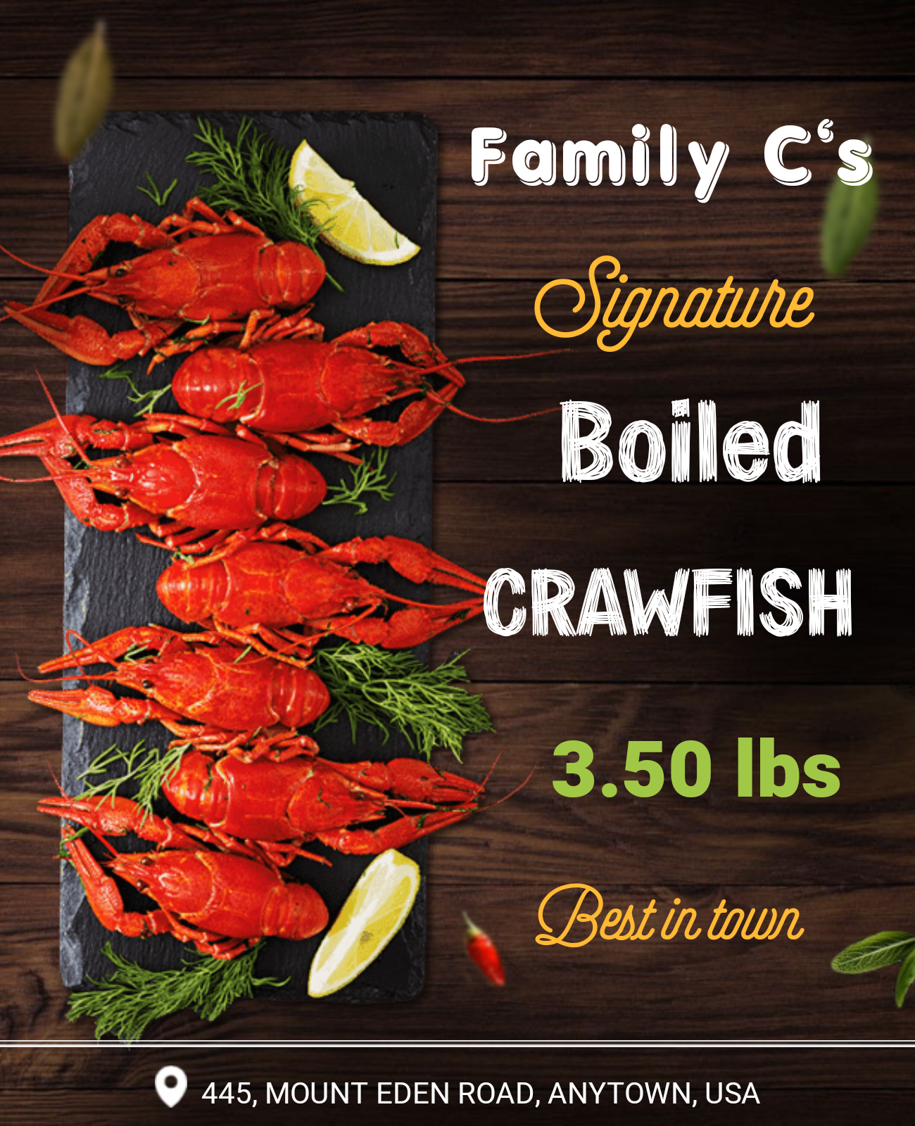 Family Cs Menu