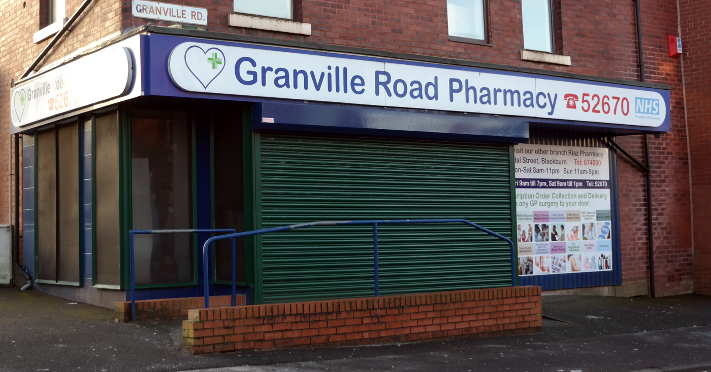 Granville Road Pharmacy Blackburn