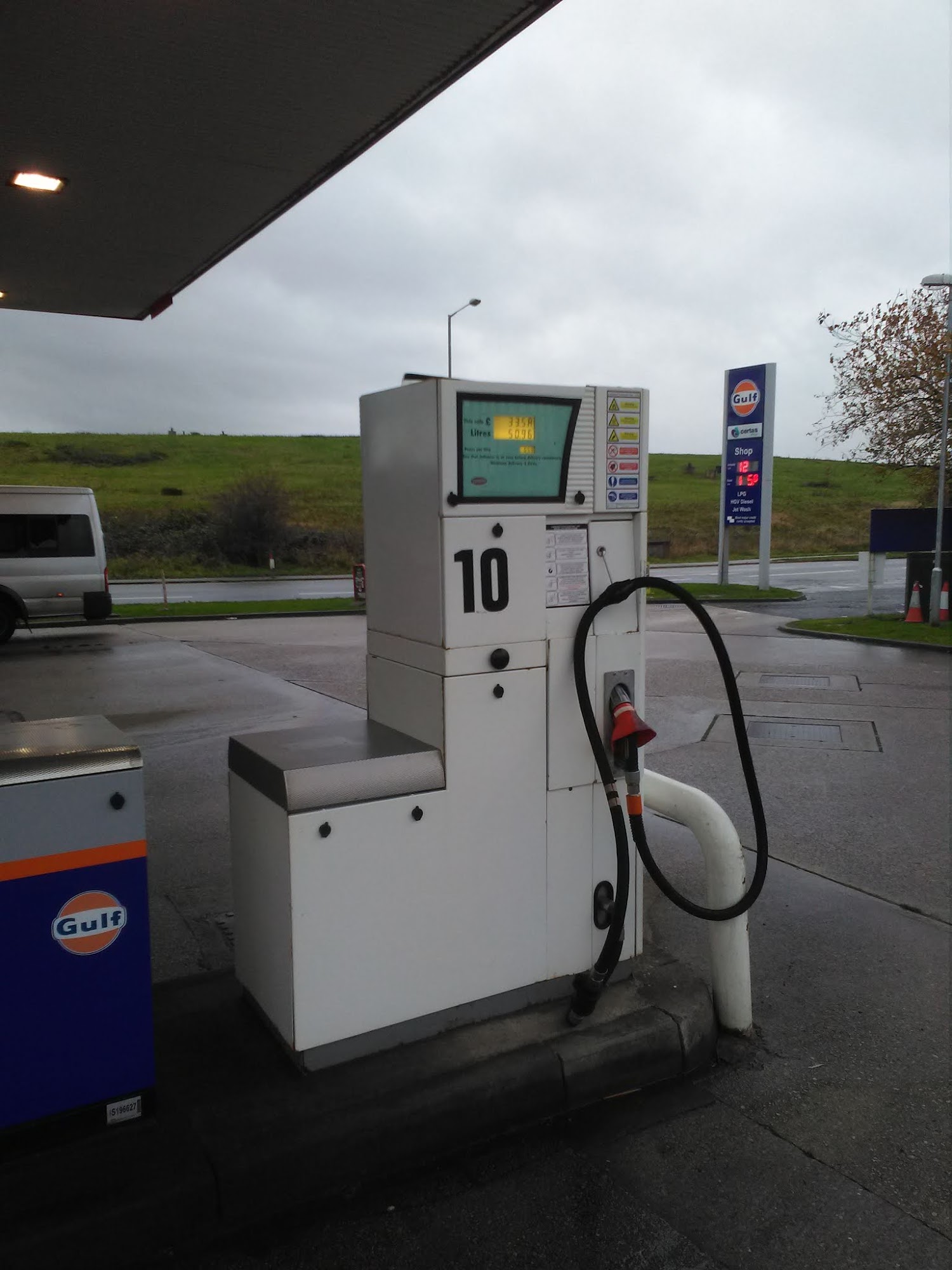 Pye Motors Petrol Station Gulf Morecambe