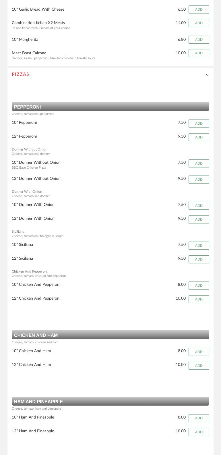 KeBarbeQ Menu