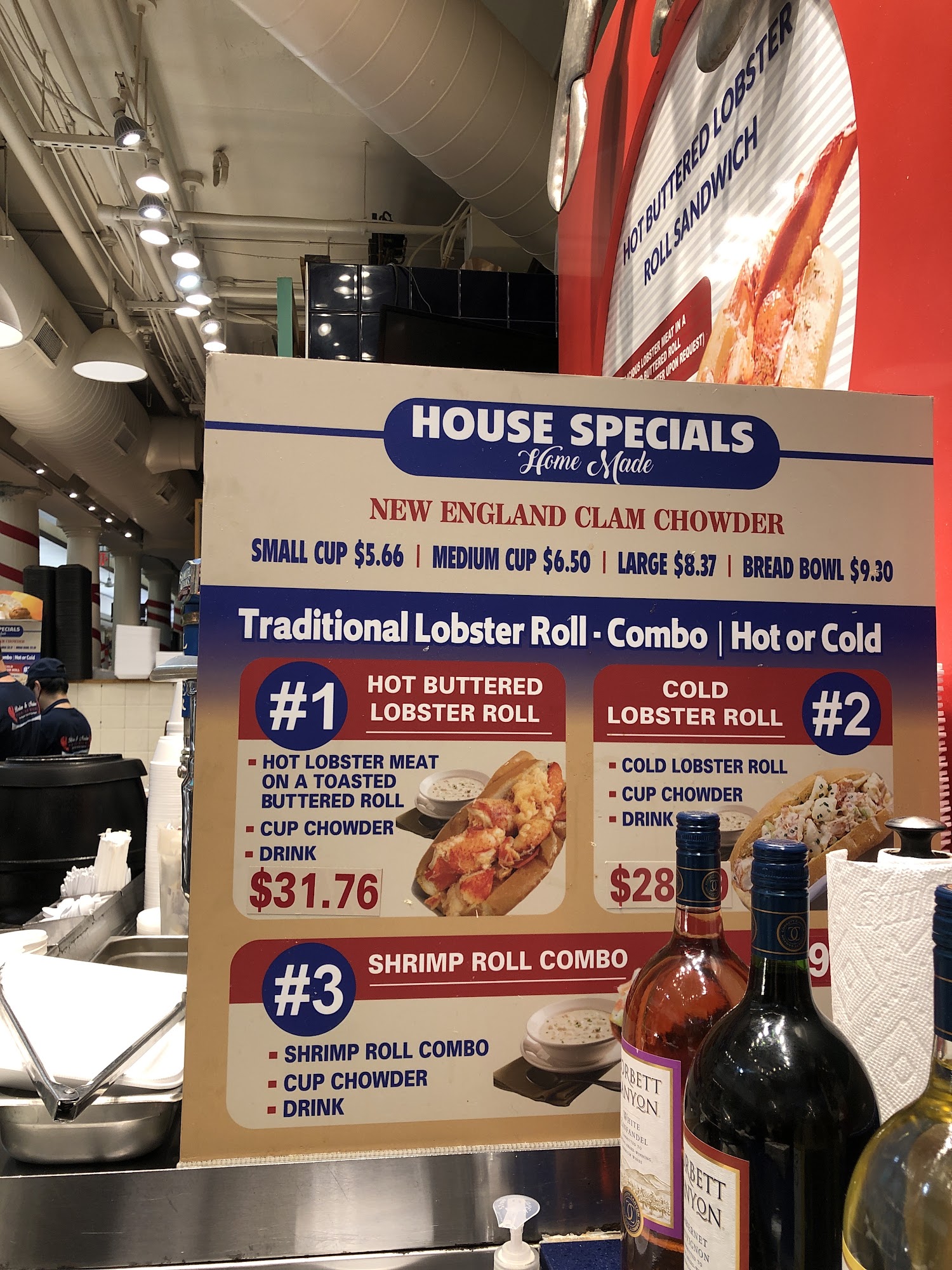 Market Place Centre Menu