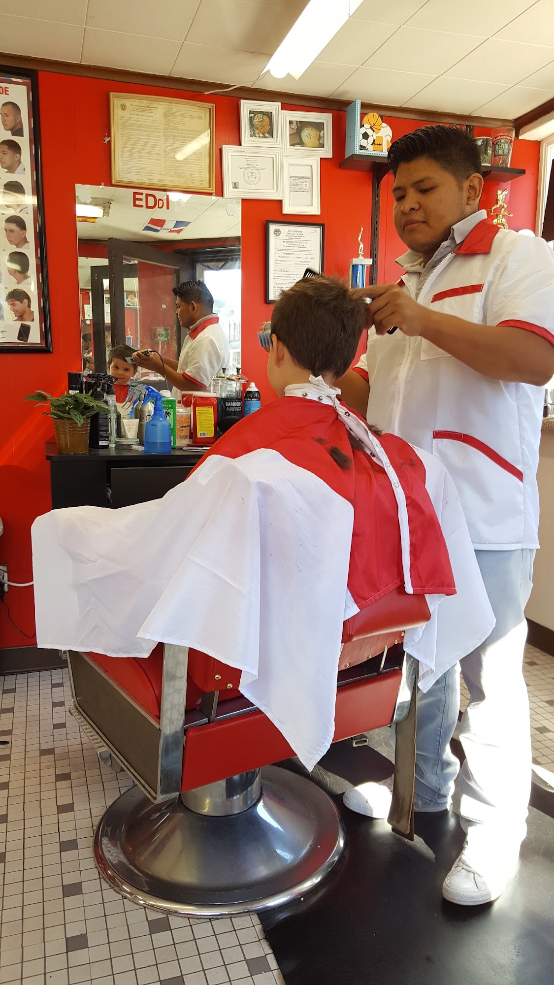 Alex's barbershop salon 109 Wordsworth St, East Boston Massachusetts 02128