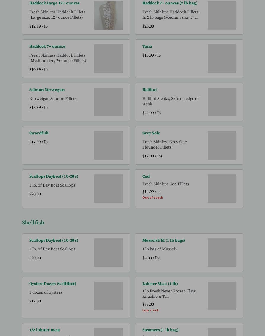 Fisherman's Wharf Gloucester Menu