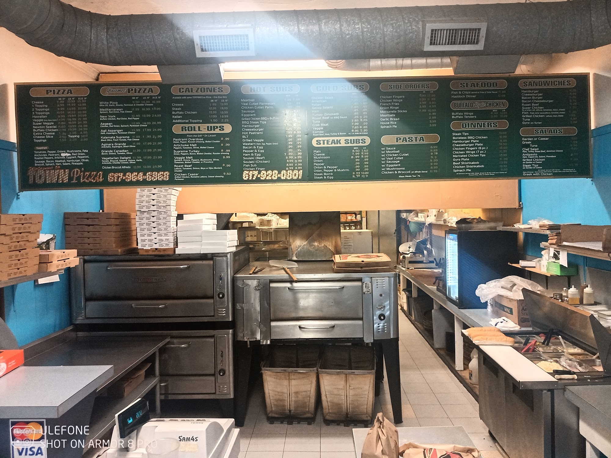 Newton Center Town Pizza Menu