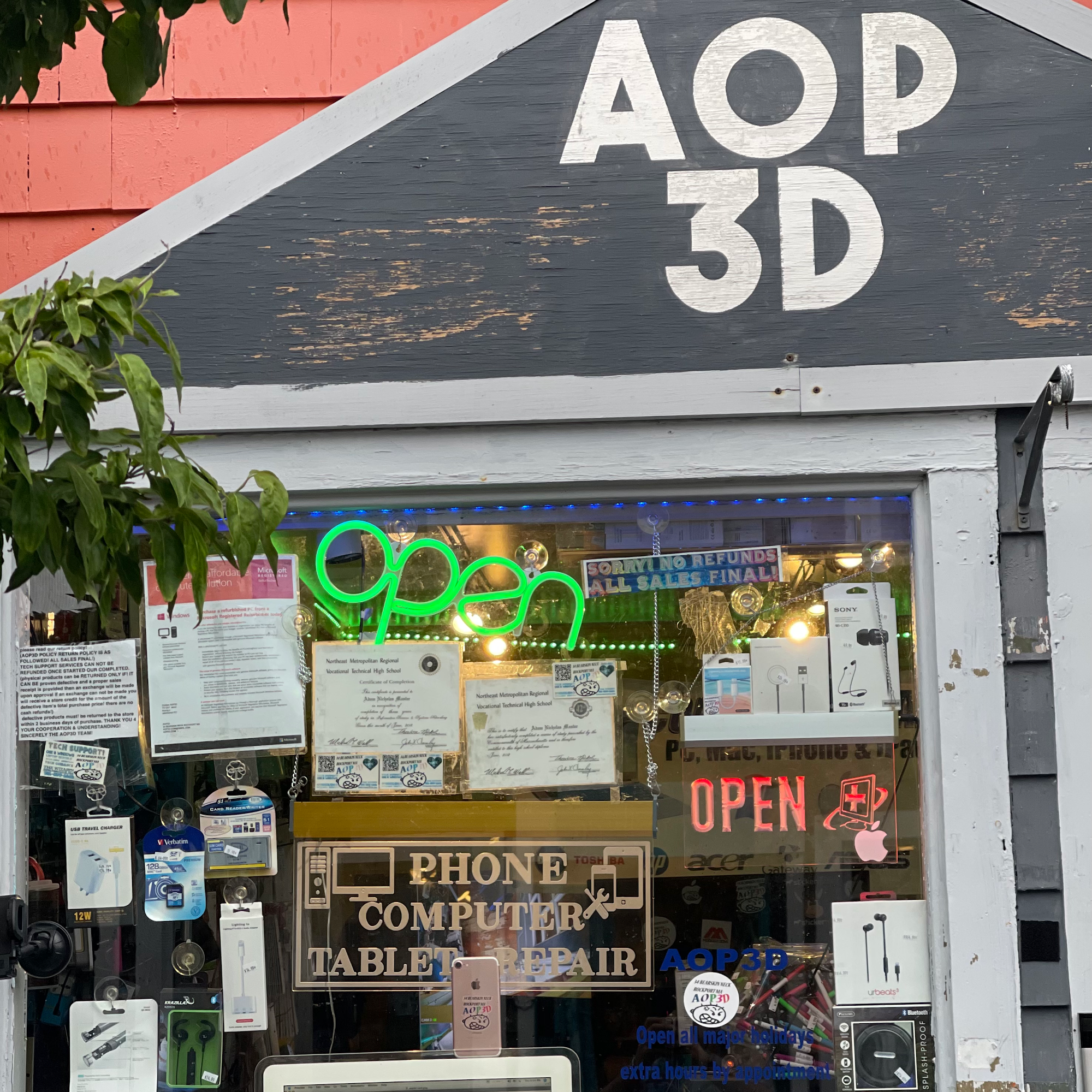 AOP3D ( ALL OVER PC'S ) 5 Whistlestop Mall, Rockport Massachusetts 01966