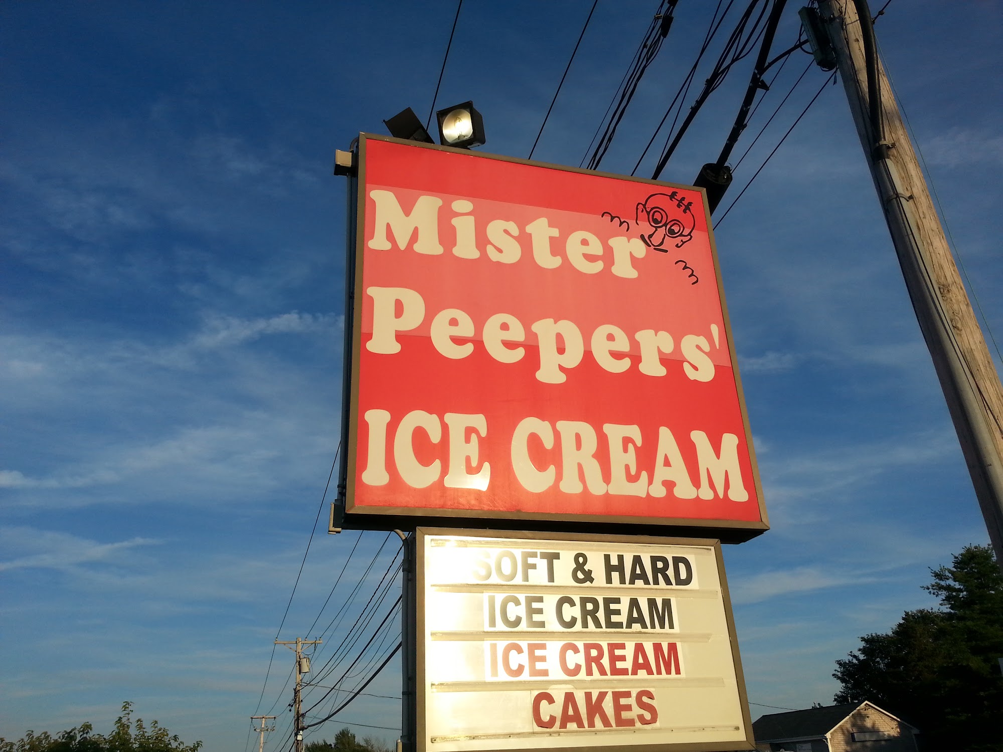 Mr. Peeper's Ice Cream.
