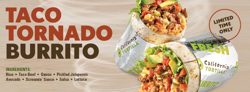 California Tortilla Menu