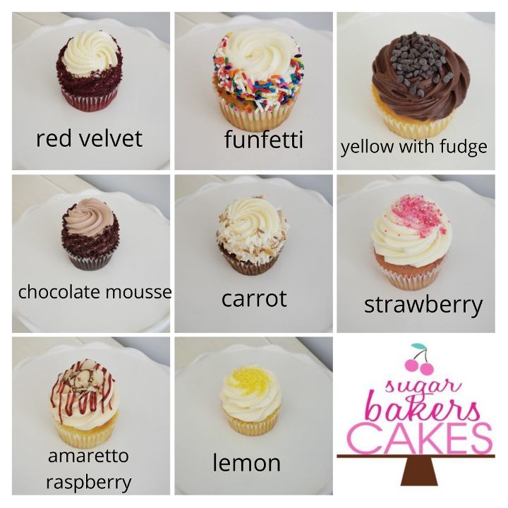 SugarBakers Cakes Menu