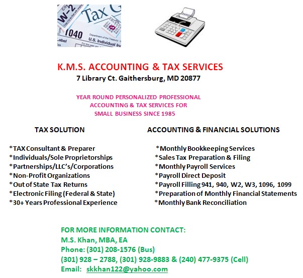 K.M.S. ACCOUNTING & TAX SERVICES