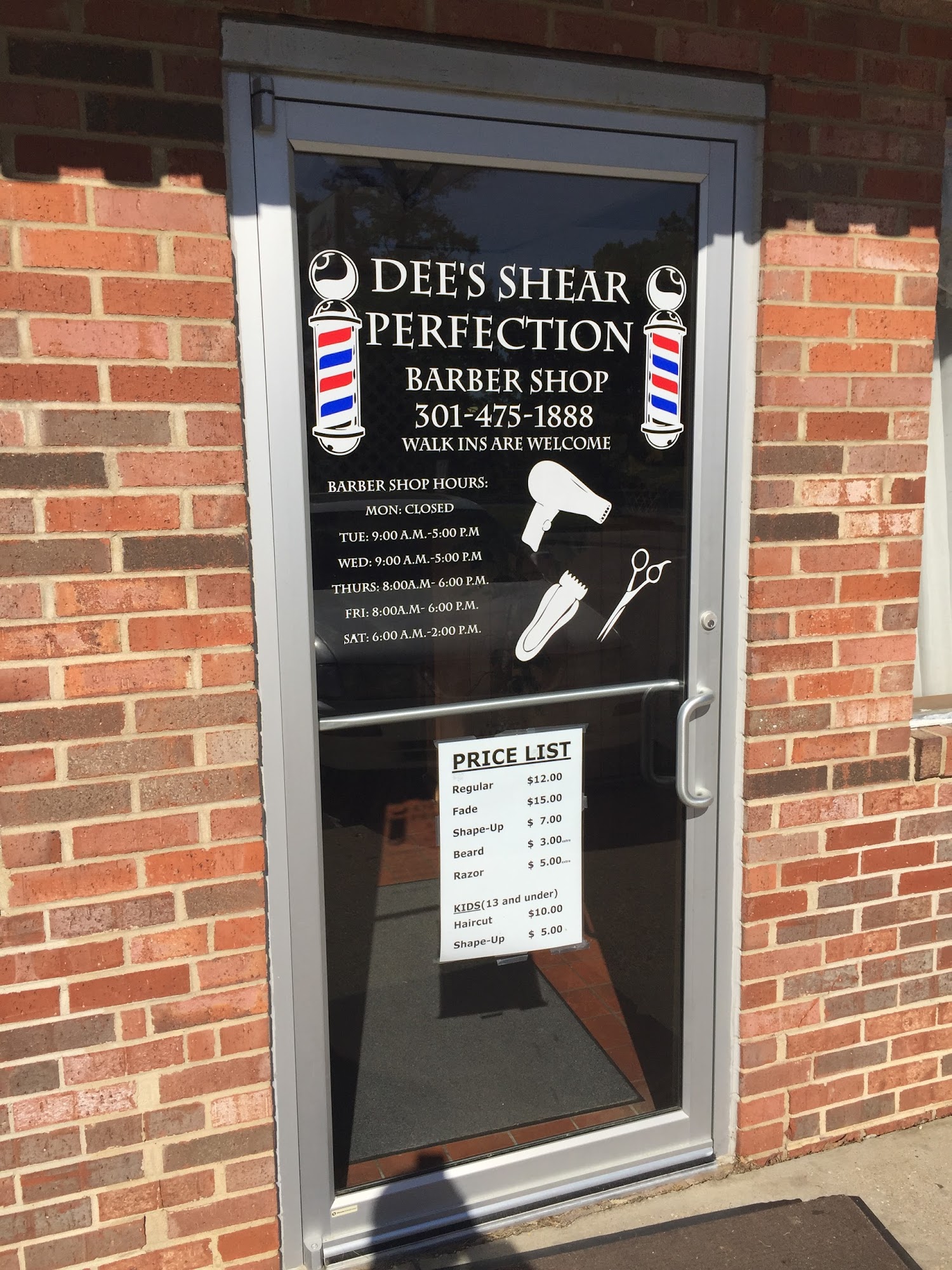 Dee's Shear Perfection 23952 Point Lookout Rd Unit C, Leonardtown Maryland 20650