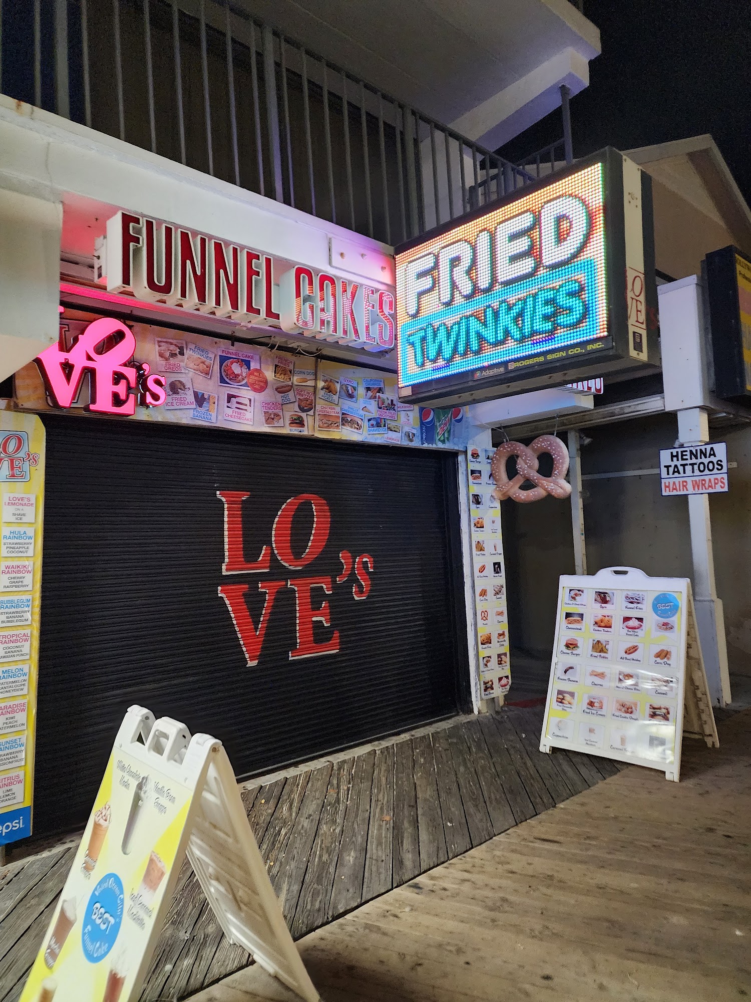 Love's Lemonade & Funnel Cake 17 N Atlantic Ave, Ocean City, MD 21842