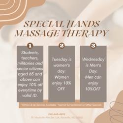 Special Hands Massage Therapy