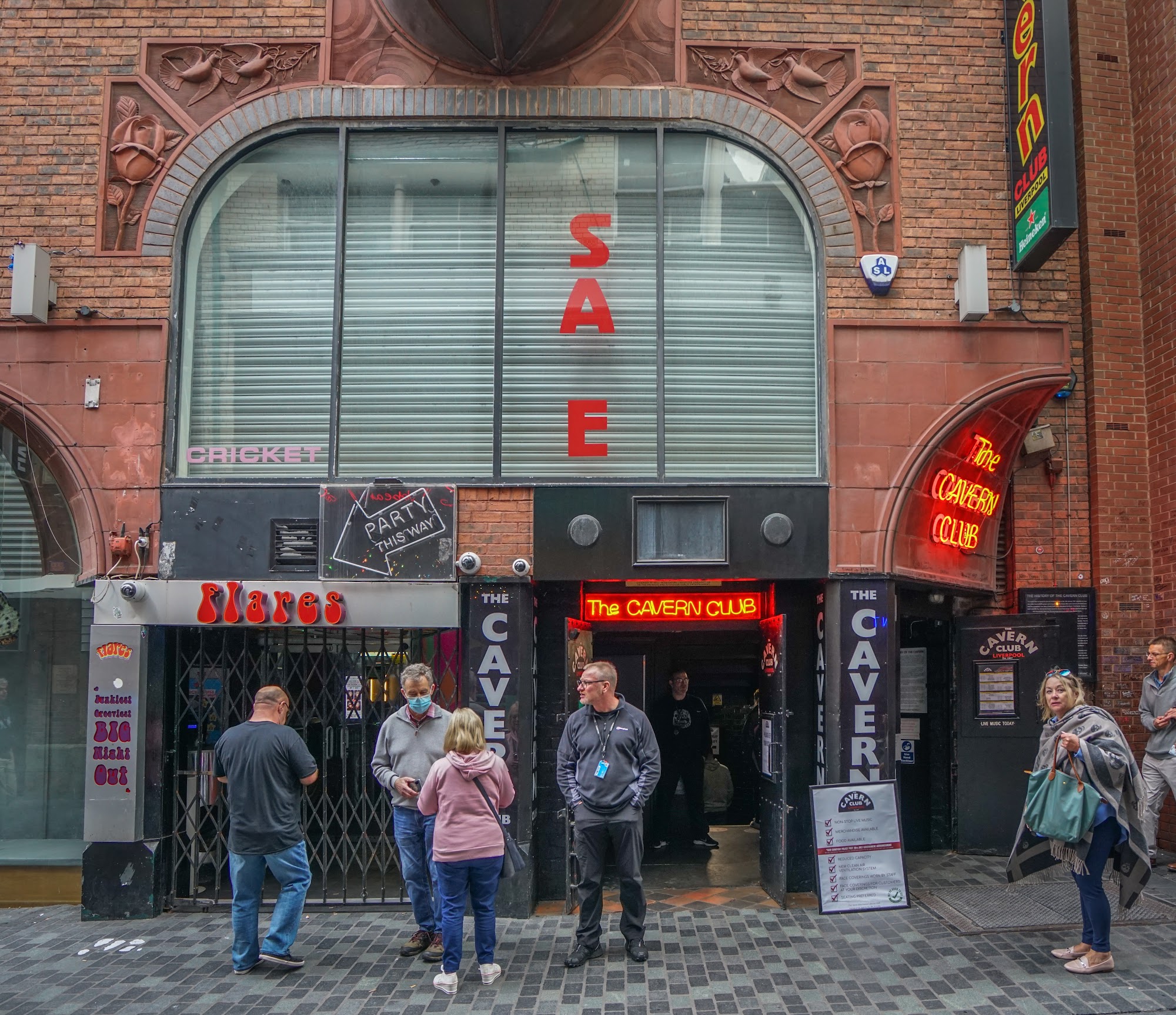 Cavern Club 10 Mathew St, Liverpool