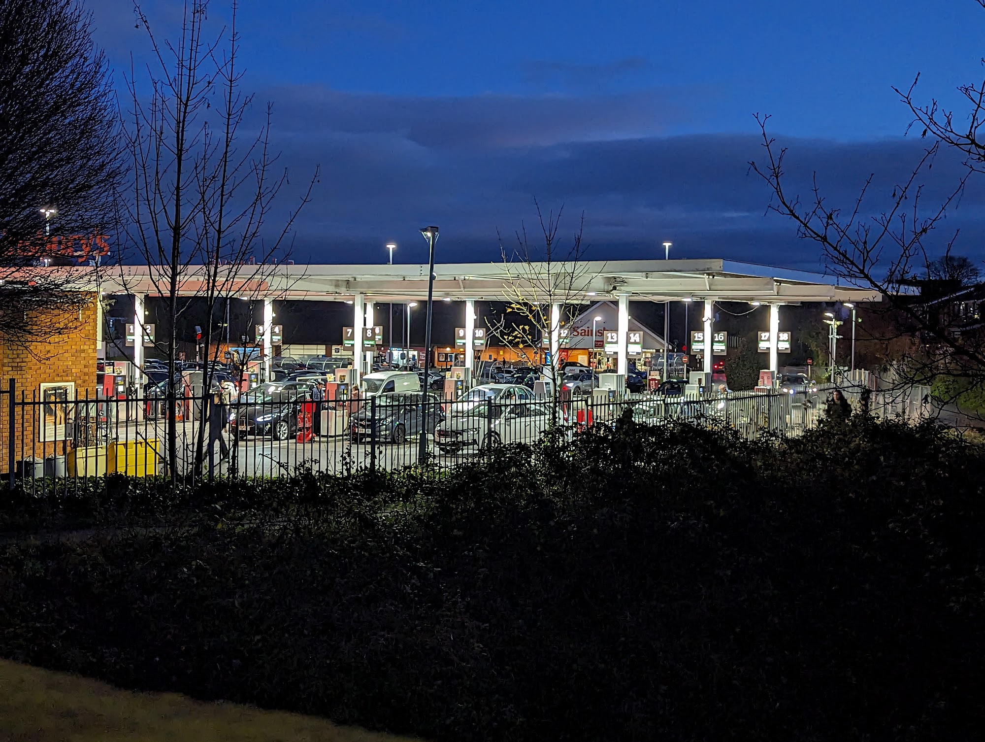 Sainsbury's Petrol Station Liverpool