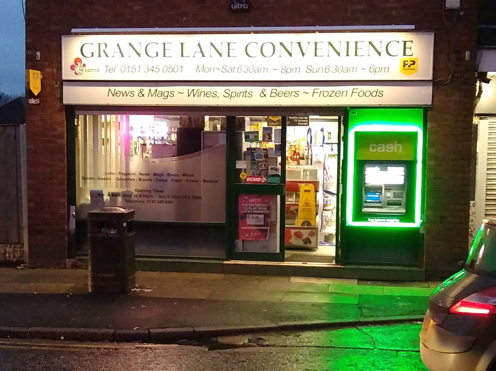 Grange Lane Stores Liverpool