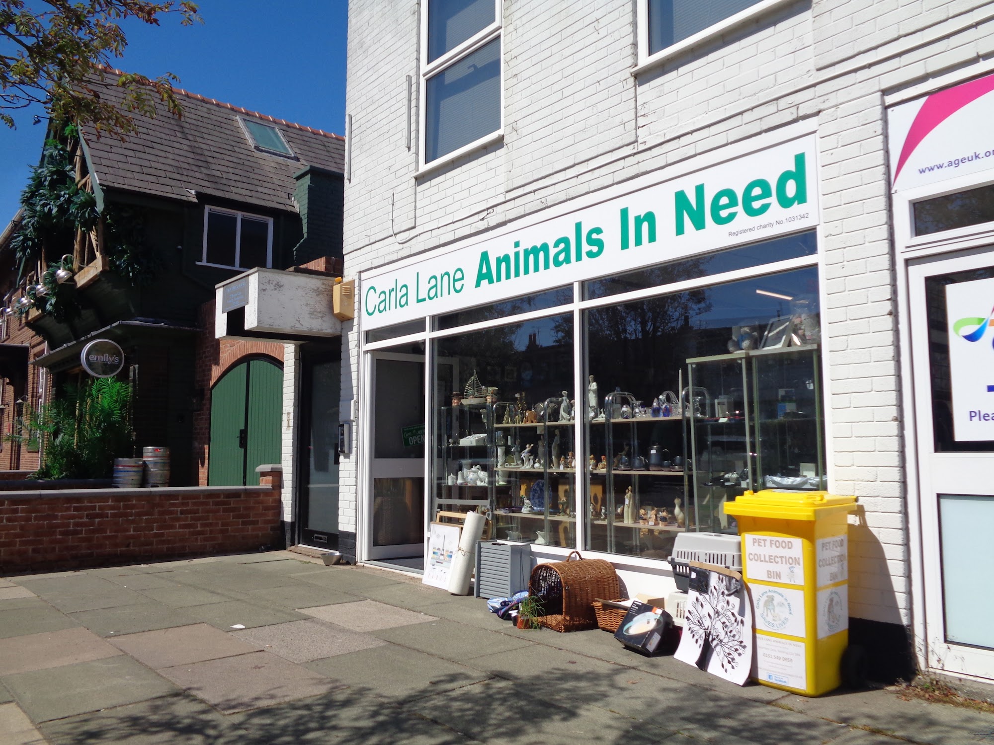 Carla Lane Animals in Need Shop Liverpool
