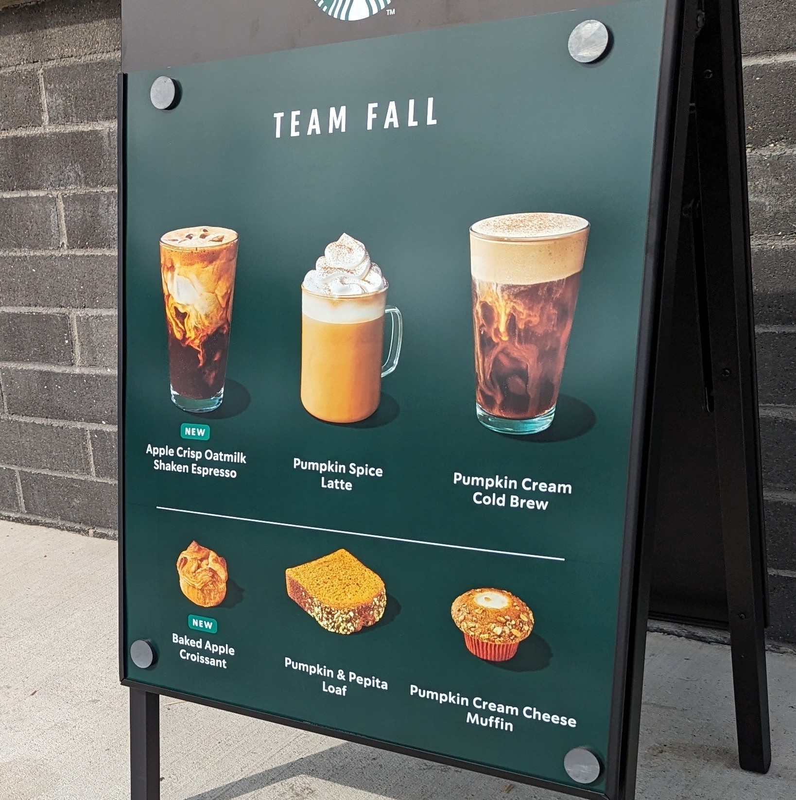 Starbucks Menu
