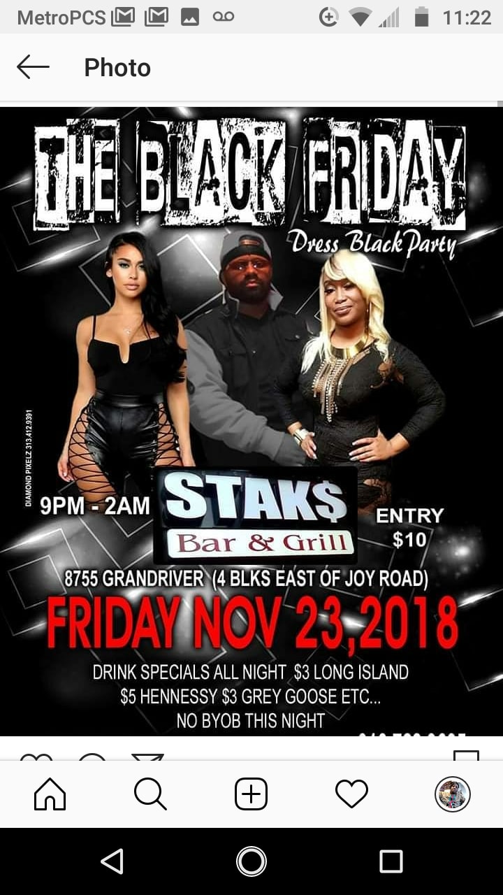 STAK$ Bar And Grill Menu